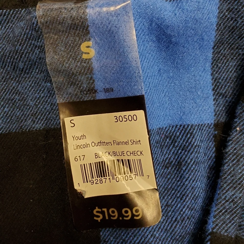 💁‍♂️👕 NWT Lincoln Oufitters S Flannel shirt